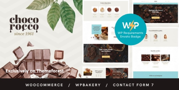 7 Best Chocolate and Candy Shop WordPress Themes 2024