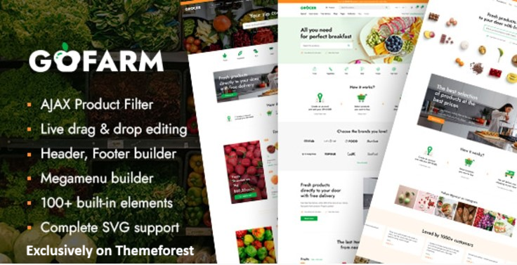 15 Best Grocery Store WordPress Themes 2024