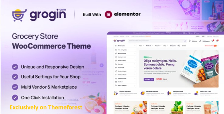 15 Best Grocery Store WordPress Themes 2024