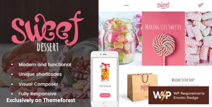 7 Best Chocolate and Candy Shop WordPress Themes 2024