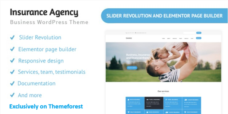 20 Best Insurance WordPress Themes 2025