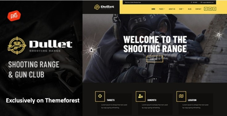 8 Best Shooting Range WordPress Themes 2025