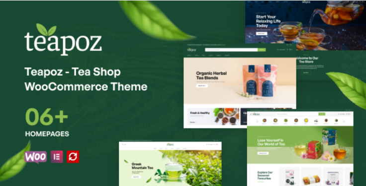 8 Best Tea Shop WordPress Themes 2025