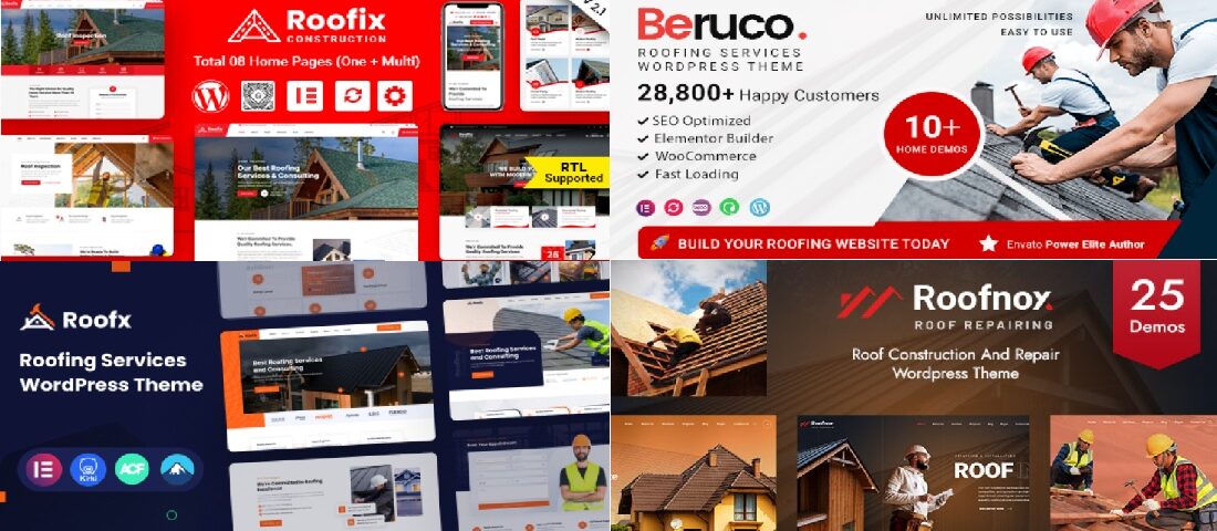 10 Best Roofing WordPress Themes 2025