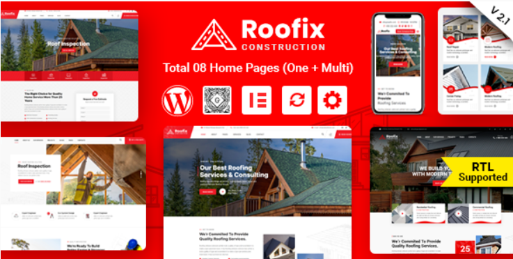 10 Best Roofing WordPress Themes 2025