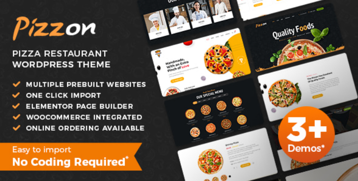 10 Best Pizza Shop WordPress Themes 2025