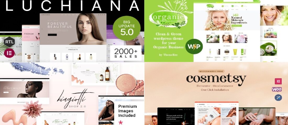 16 Best Cosmetics WordPress Themes 2026