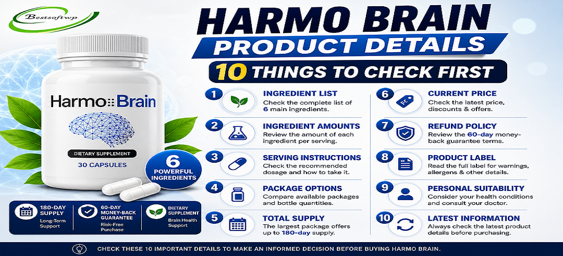 Harmo Brain Product Details – 10 Things to Check First