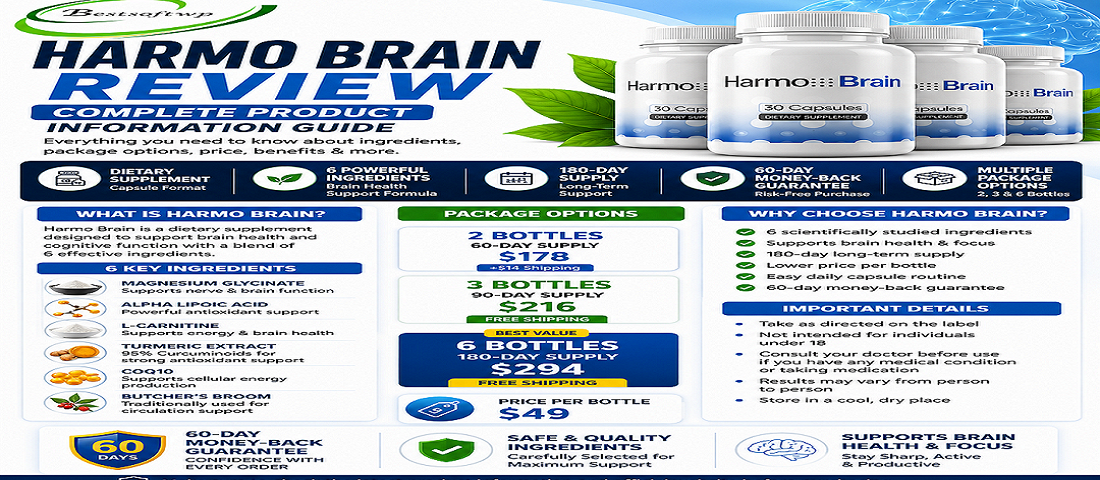 Harmo Brain Review – Complete Product Information Guide