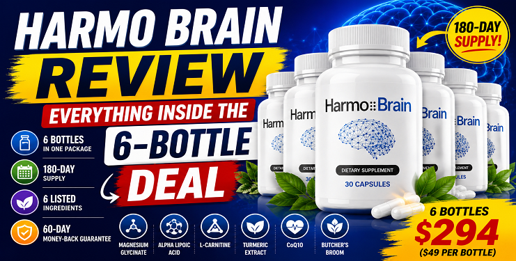 Harmo Brain Review – Everything Inside the 6-Bottle Deal
