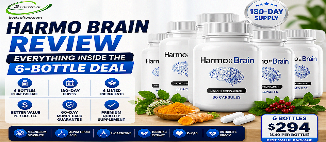 Harmo Brain Review – Everything Inside the 6-Bottle Deal